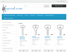 Tablet Screenshot of keys-cut.com